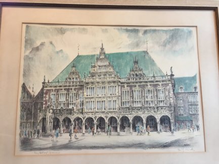 Rathaus Bremen gerahmt - turnthetime.de