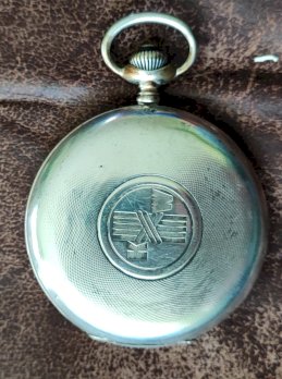 Klöckner Werke Taschenuhr 25 J. Jubiläum 800 Silber