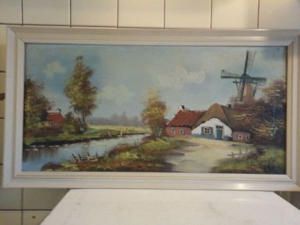 Schöne alt Holländische landschaft zu verkaufen!