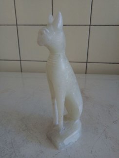 Wunderschöne marmorstatue einer Ägyptischen katze zu verkaufen! ! ! - turnthetime.de