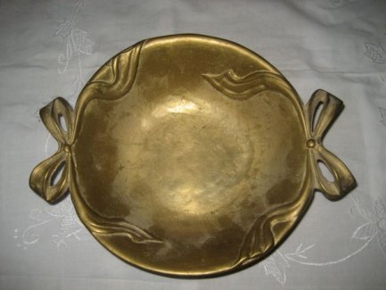massive Messingschale Deko Schmuckteller Anbietschale Retro Kult 70er Sammler Messing - turnthetime.de