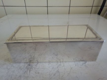 Zu verkaufen, schön intakte, versilberte 90 teedose, schmuckschatulle! - turnthetime.de