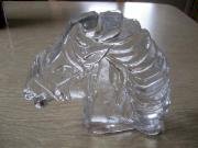 Pferdekopf Pferde-Kopf aus Glas, Pferd, Glas Dekoration, Gewicht ca. 3 kg