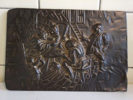 Zu verkaufen, sehr altes / antikes kupfer / bronze-gemälde! - turnthetime.de