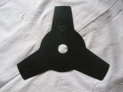 Messer SK P3 1, 4x255 für Einhell BG-BC 43/1 AS Motorsense NEU Dickichtmesser Freischneider 3-Zahn