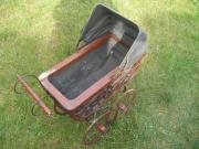Puppenkinderwagen, Puppenwagen, Wagen für Puppen, Antik, Vintage, selten - turnthetime.de