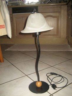 Schreibtischlampe Lampe Leuchte Tischleuchte Murano Tischlampe Vetro Eseguito Secondo la Tecnica