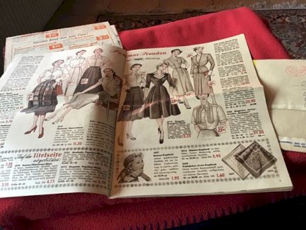 Schöpflin Sommerkatalog von 1952