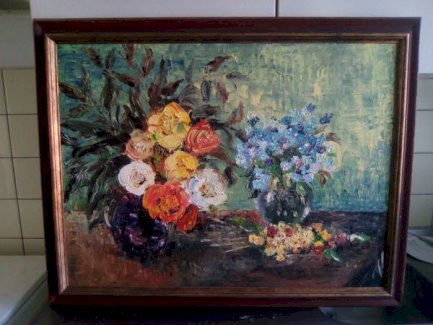 Zum verkauf ein abstraktes realistisches gemälde von Walter Rast? - turnthetime.de