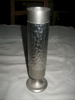 dekorative Blumenvase Blumen Vase aus Edelstahl H 18cm als Geschenk