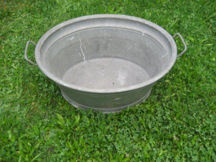 Pflanzwanne Wanne Pflanz-Kübel Zinkwanne Brenk 56 L wasserdicht Wassertränke Badewanne - turnthetime.de