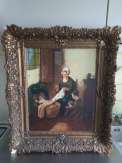 Zu verkaufen schönes, alte gemälde, Holländischer maler, J. Warmenhoven! - turnthetime.de