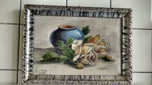 Gemälde, Stilleben , Mahler G vd Weg. - turnthetime.de