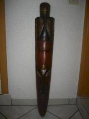 Afrikanische Holzfigur, Figur aus Holz, Afrika, Deco, Dekoration, Wandfigur - turnthetime.de