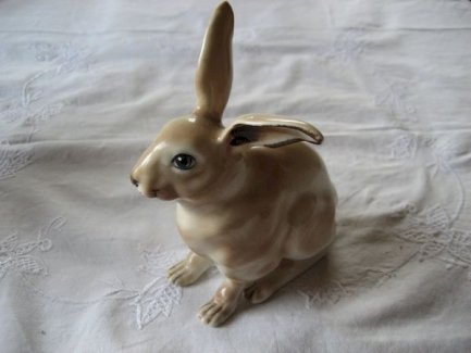 Hase Villeroy & Boch Porzellan Keramik Antiquität Kunst Selten Rarität Antik Dekorativ Deco