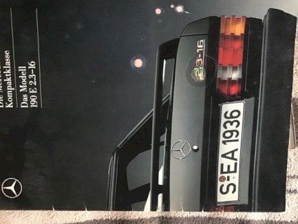 Mercedes Prospekt von 1986 mit 27 Seiten - turnthetime.de