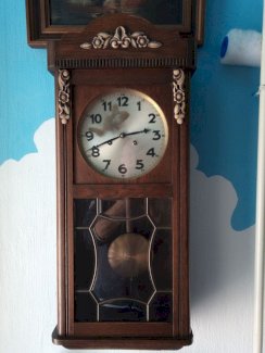 Zu verkaufen schöne alte intakte pendule wanduhr! - turnthetime.de