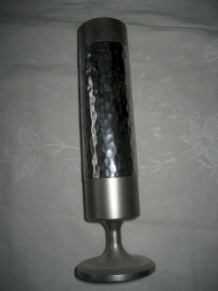 dekorative Blumenvase Blumen Vase aus Edelstahl H 18cm als Geschenk