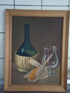 Zu verkaufen, schönes, intaktes, signiertes Ölfarbe auf leinwand-stillleben! - turnthetime.de