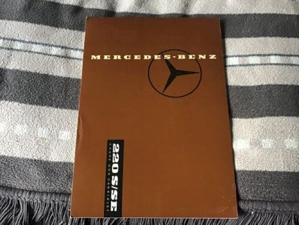 Mercedes Prospekt von 1957 220 Cabrio und Coupé