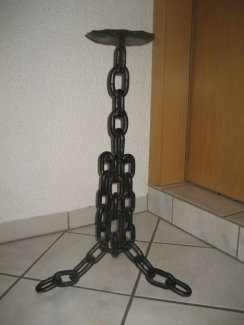 Kerzenständer, Schmiedeeisen, Handarbeit, Schlosserarbeit, Geschenk, Vintage - turnthetime.de
